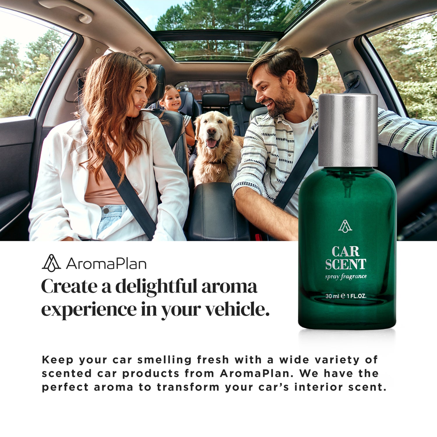 Kit Spray Fragrance Dream On - Car Scent and Fabric &amp; Room Spray